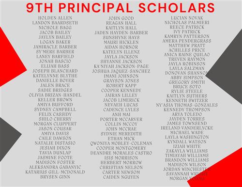9th Principal Scholars